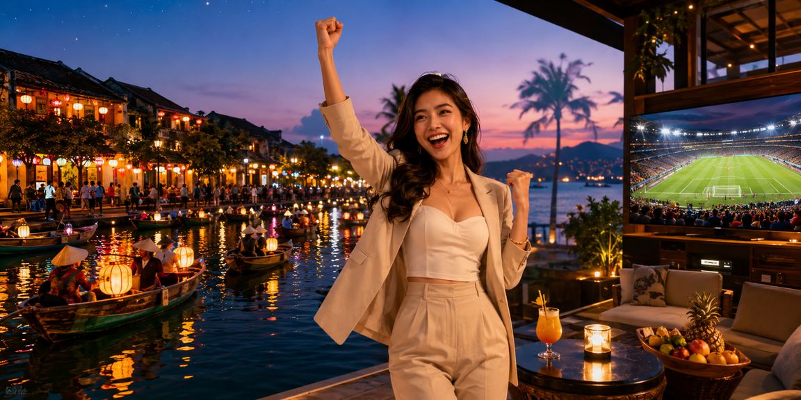 Cảnh đèn lồng Hội An lung linh, người dùng nhận thưởng nạp tiền tại điểm du lịch nổi tiếng